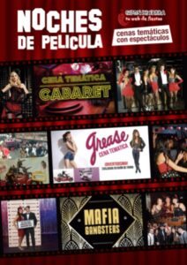 cena temática noches de pelicula gijon