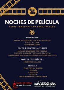 menú cena espectáculo Gijón